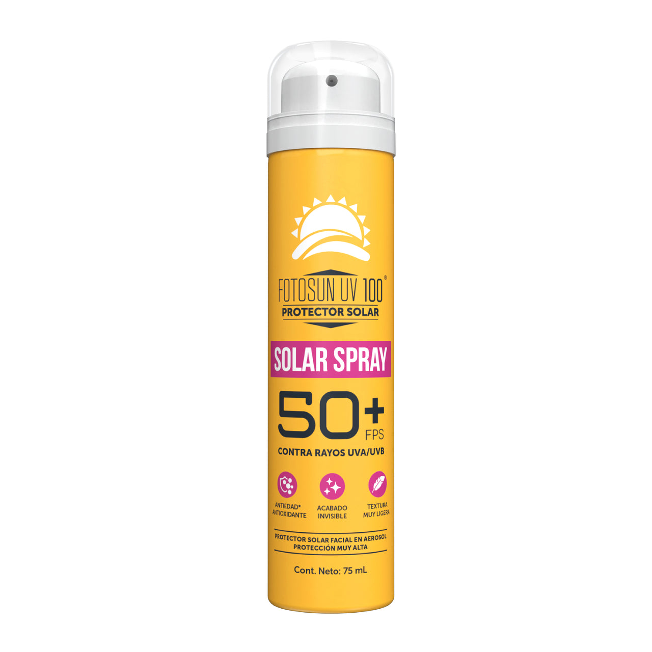 Protector Solar Bruma Facial FOTOSUN UV 100 SOLAR Spray SPF 50+ 75ML