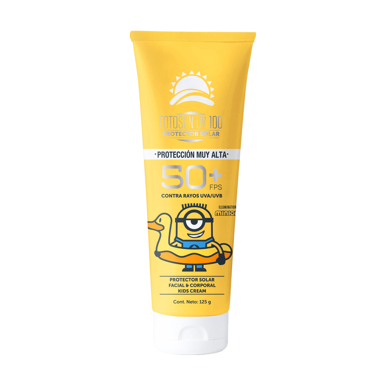 Protector Solar en Crema Minios FOTOSUN UV 100 Kids  125 ML
