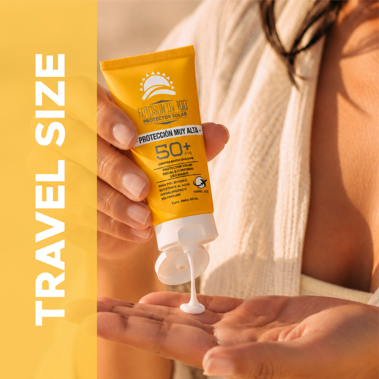 Travel Fotosun UV 100  50+ Protector Solar 60ml