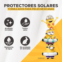 Thumbnail for Barra Solar MINIONS Stick   FOTOSUN UV 100  FPS 50+ KIDS  14 GR