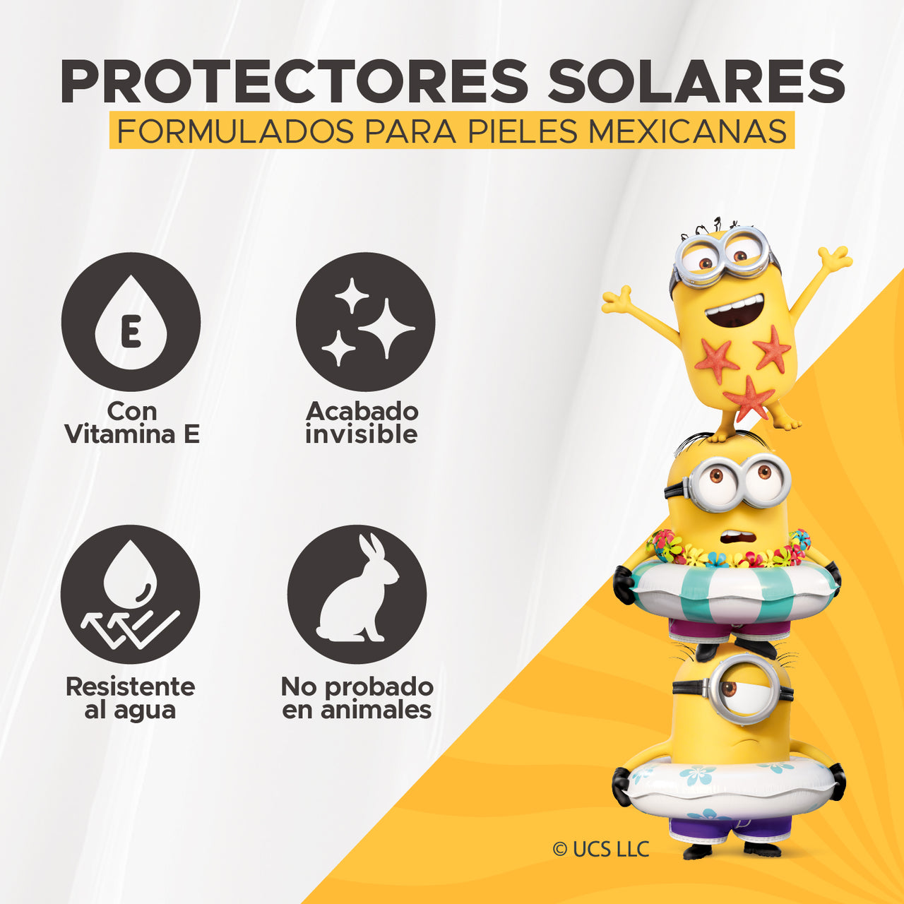 Protector Solar en spray FOTOSUN UV 100 Minions Bruma Seca Solar SPF 50+ 200ML